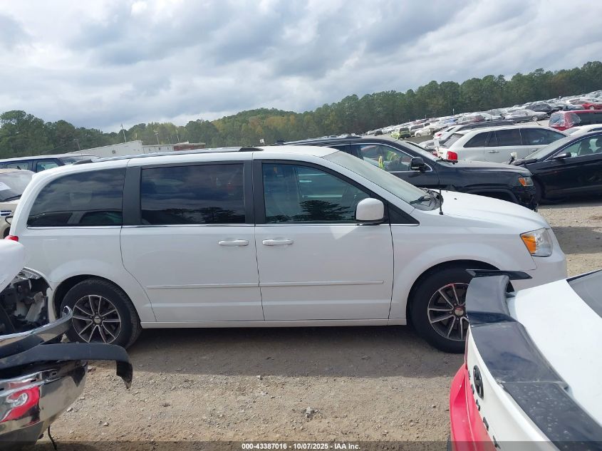 2017 Dodge Grand Caravan Sxt VIN: 2C4RDGCG7HR624473 Lot: 43387016