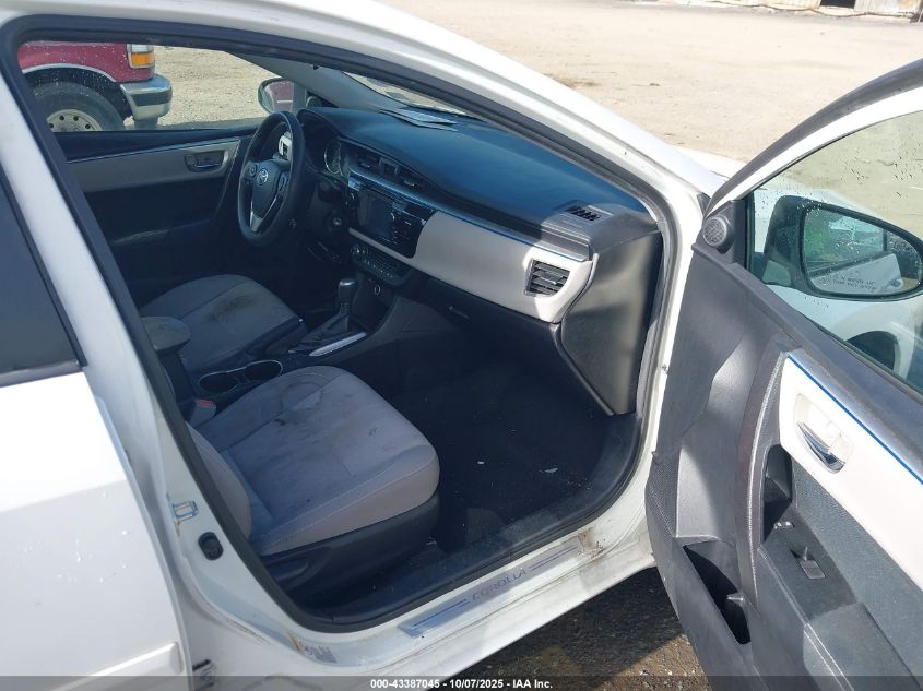 2015 Toyota Corolla Le VIN: 2T1BURHEXFC303352 Lot: 43387045