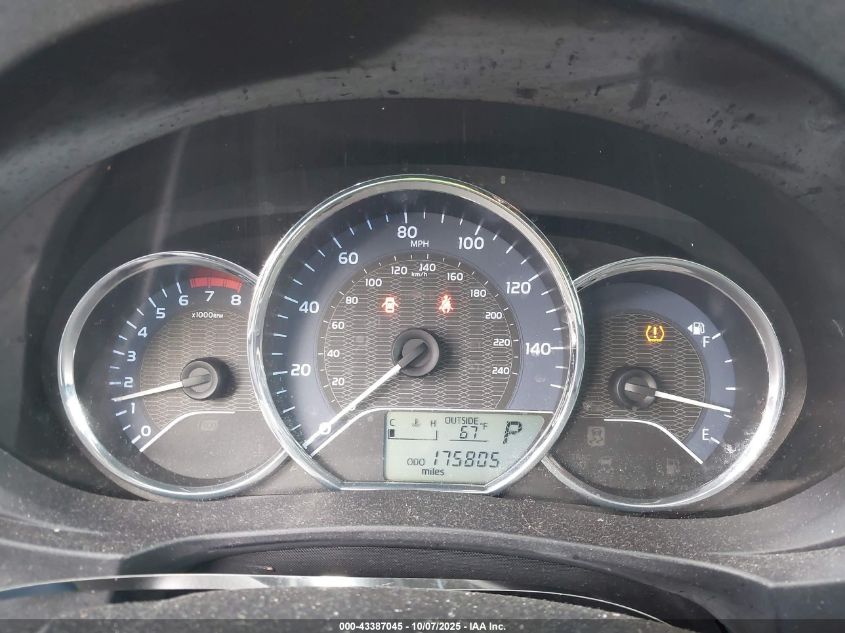 2015 Toyota Corolla Le VIN: 2T1BURHEXFC303352 Lot: 43387045