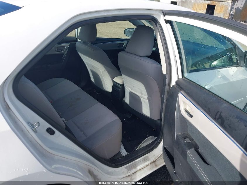 2015 Toyota Corolla Le VIN: 2T1BURHEXFC303352 Lot: 43387045