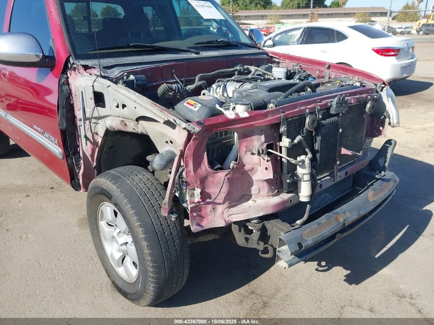 2000 Toyota Tundra Sr5 V8 VIN: 5TBBT4415YS001401 Lot: 43387080