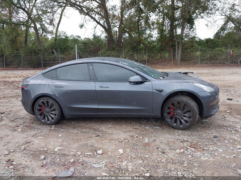 2021 Tesla Model 3 Performance Dual Motor All-Wheel Drive VIN: 5YJ3E1EC3MF037784 Lot: 43387100