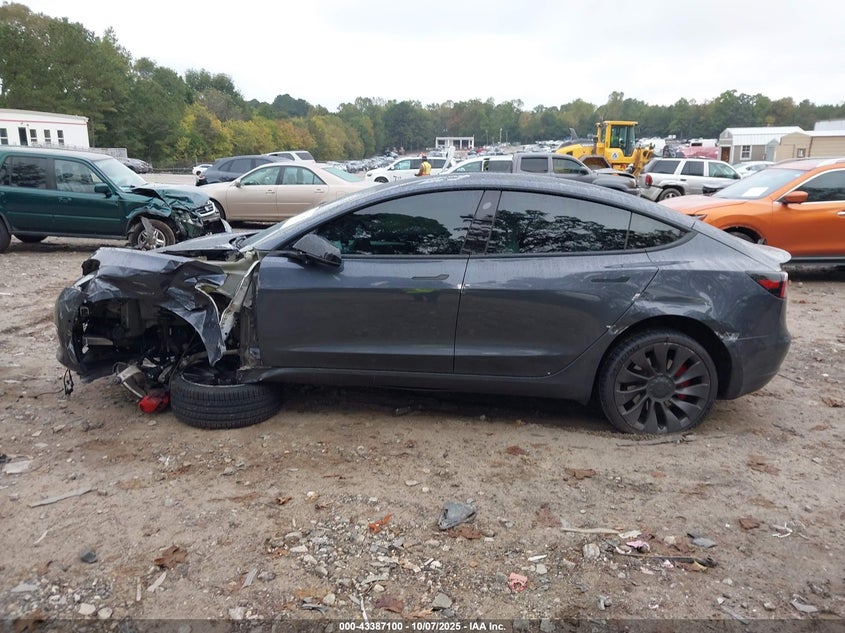 2021 Tesla Model 3 Performance Dual Motor All-Wheel Drive VIN: 5YJ3E1EC3MF037784 Lot: 43387100