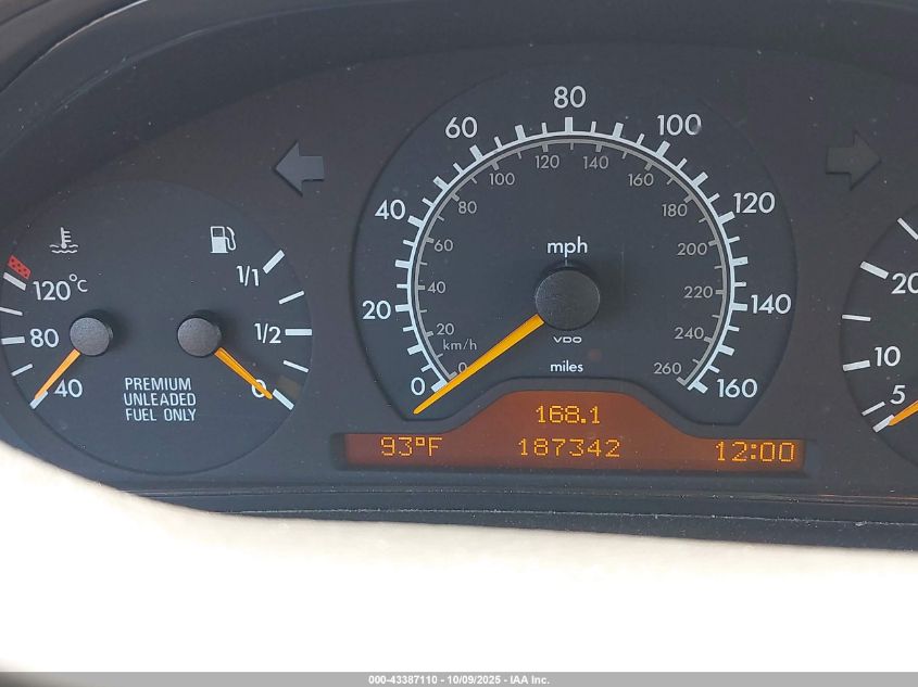 1997 Mercedes-Benz E 320 VIN: WDBJF55F5VA365478 Lot: 43387110