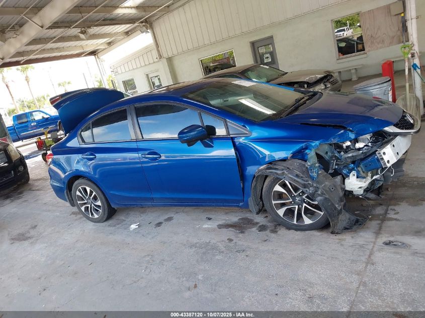 2015 Honda Civic Ex VIN: 19XFB2F89FE031180 Lot: 43387120