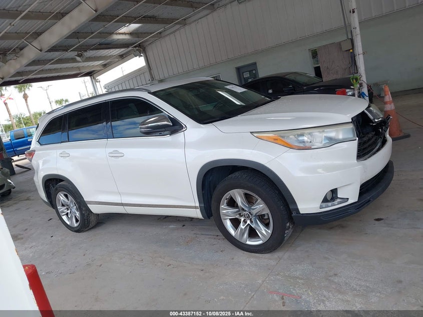 2016 TOYOTA HIGHLANDER LIMITED V6 5TDYKRFH7GS149298