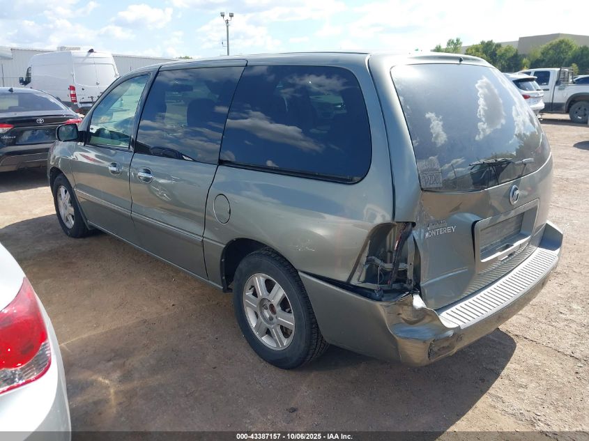 2004 Mercury Monterey VIN: 2MRZA20244BJ00878 Lot: 43387157