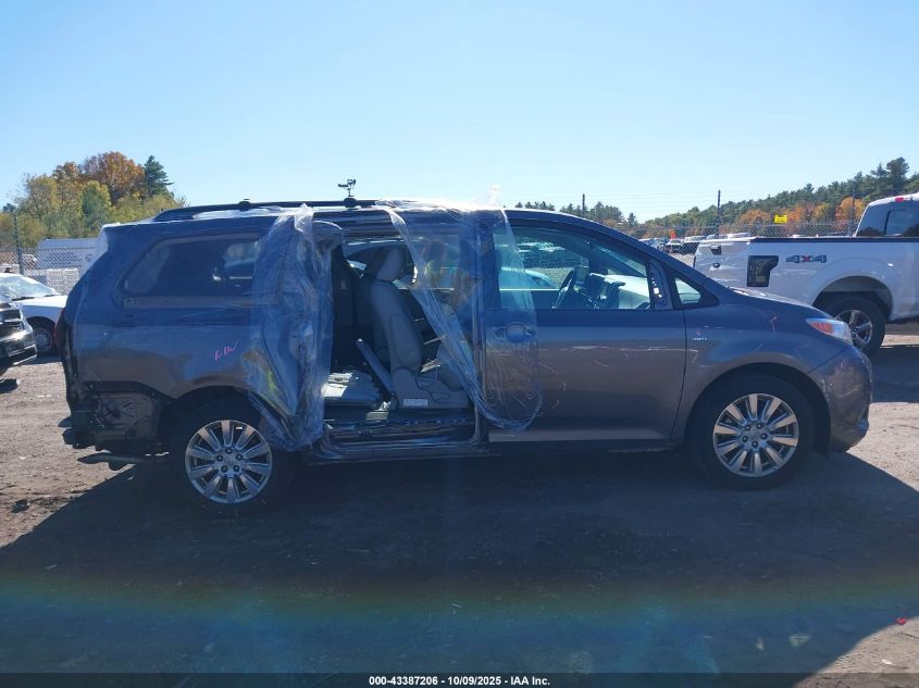 2017 Toyota Sienna Xle Premium 7 Passenger VIN: 5TDDZ3DC4HS169668 Lot: 43387206