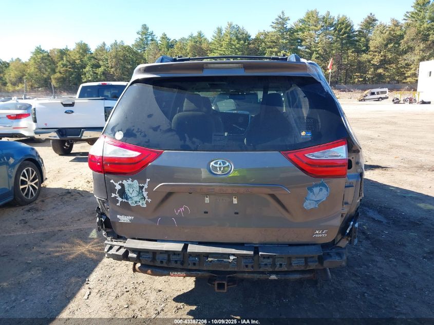 2017 Toyota Sienna Xle Premium 7 Passenger VIN: 5TDDZ3DC4HS169668 Lot: 43387206