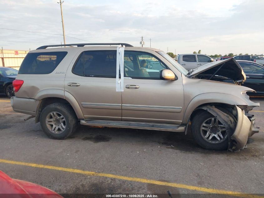 2005 Toyota Sequoia Limited V8 VIN: 5TDZT38A95S252430 Lot: 43387218