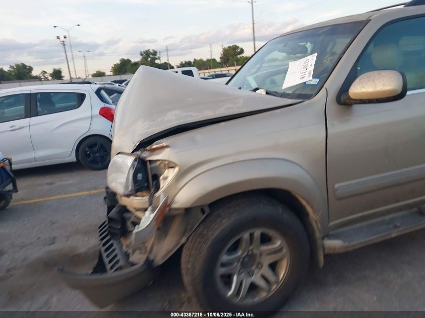 2005 Toyota Sequoia Limited V8 VIN: 5TDZT38A95S252430 Lot: 43387218