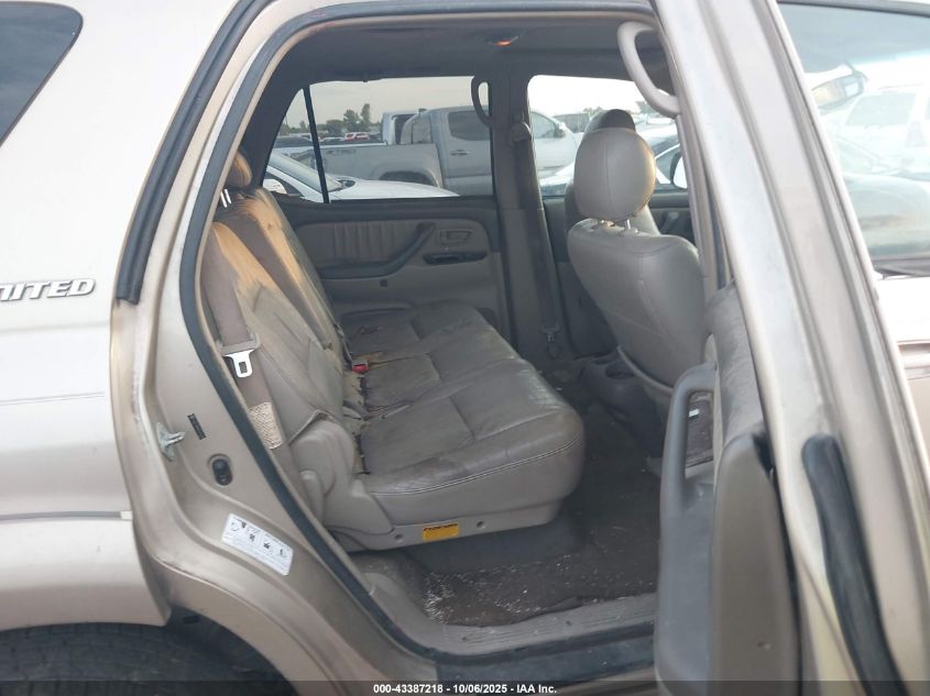 2005 Toyota Sequoia Limited V8 VIN: 5TDZT38A95S252430 Lot: 43387218