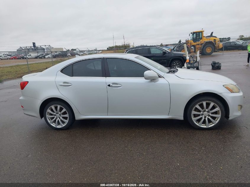 2008 Lexus Is 250 VIN: JTHCK262085018667 Lot: 43387338