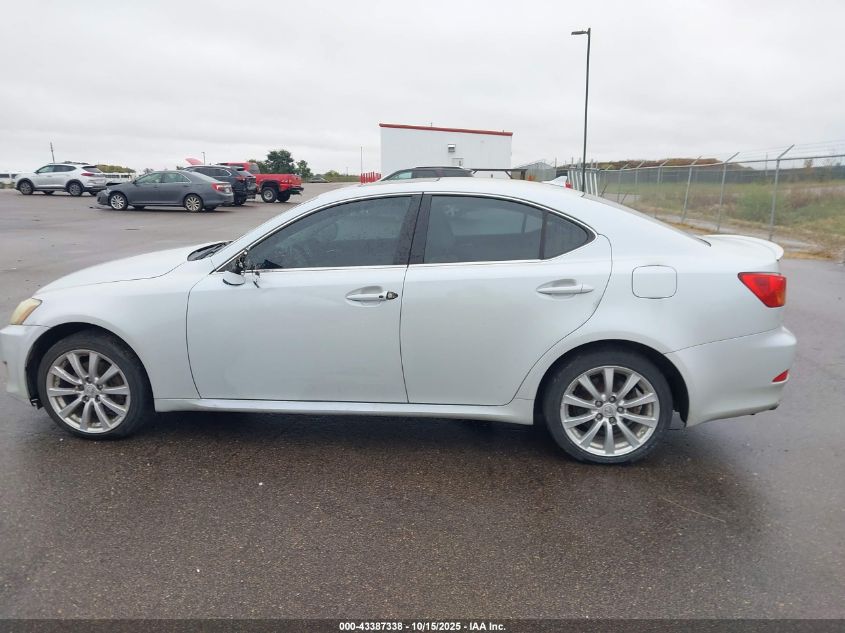 2008 Lexus Is 250 VIN: JTHCK262085018667 Lot: 43387338