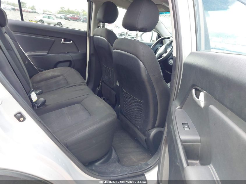 2012 Kia Sportage Lx VIN: KNDPB3A20C7321137 Lot: 43387375