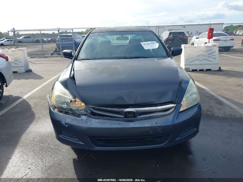 2007 Honda Accord 2.4 Lx VIN: 3HGCM56487G705872 Lot: 43387502