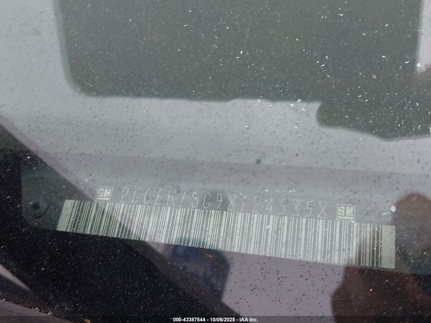 2008 Chevrolet Silverado 1500 Ls VIN: 2GCEK13C981245858 Lot: 43387544