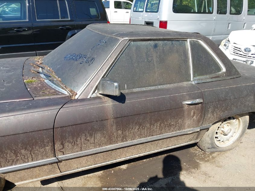 1985 Mercedes-Benz 380 Sl VIN: WDBBA45C4FA021578 Lot: 43387564