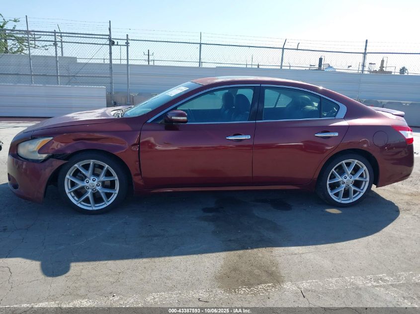 2009 Nissan Maxima 3.5 Sv VIN: 1N4AA51E69C806676 Lot: 43387593