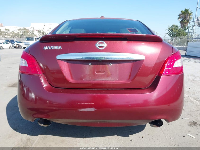 2009 Nissan Maxima 3.5 Sv VIN: 1N4AA51E69C806676 Lot: 43387593