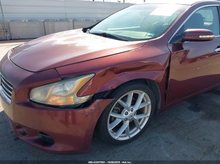 2009 Nissan Maxima 3.5 Sv VIN: 1N4AA51E69C806676 Lot: 43387593