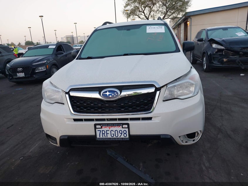 2016 SUBARU FORESTER 2.5I JF2SJABC0GH505763