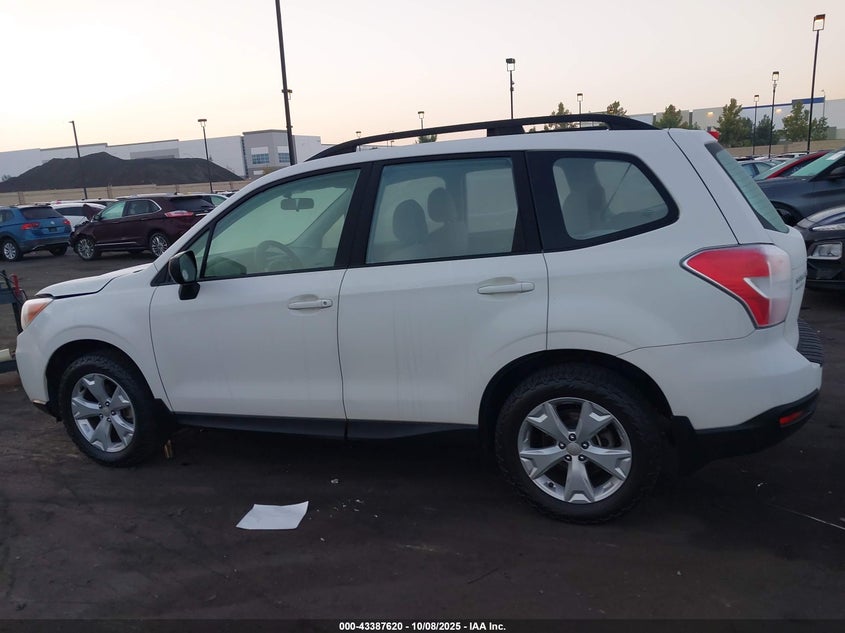 2016 SUBARU FORESTER 2.5I JF2SJABC0GH505763