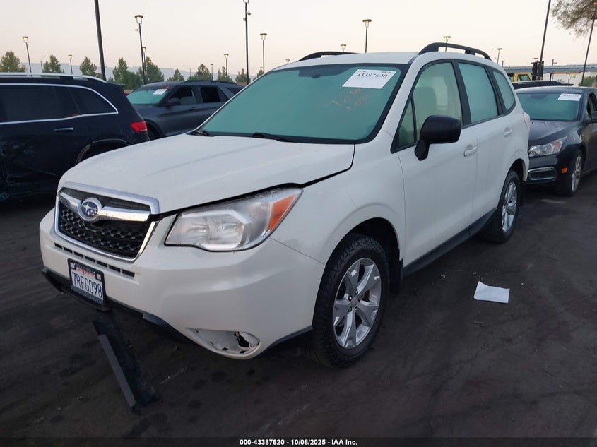 2016 SUBARU FORESTER 2.5I JF2SJABC0GH505763