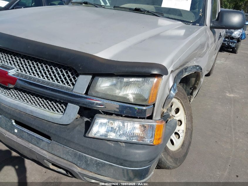 2005 Chevrolet Silverado 1500 Work Truck VIN: 1GCEK14V95Z161168 Lot: 43387630