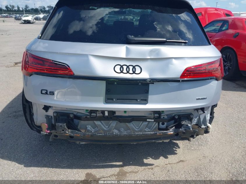 2022 Audi Q5 Premium Plus 45 Tfsi S Line Quattro S Tronic VIN: WA1EAAFY3N2044702 Lot: 43387633