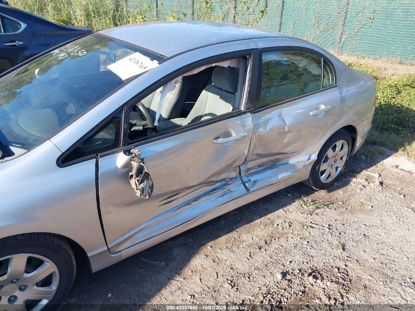 2009 Honda Civic Lx VIN: 19XFA16529E033263 Lot: 43387650