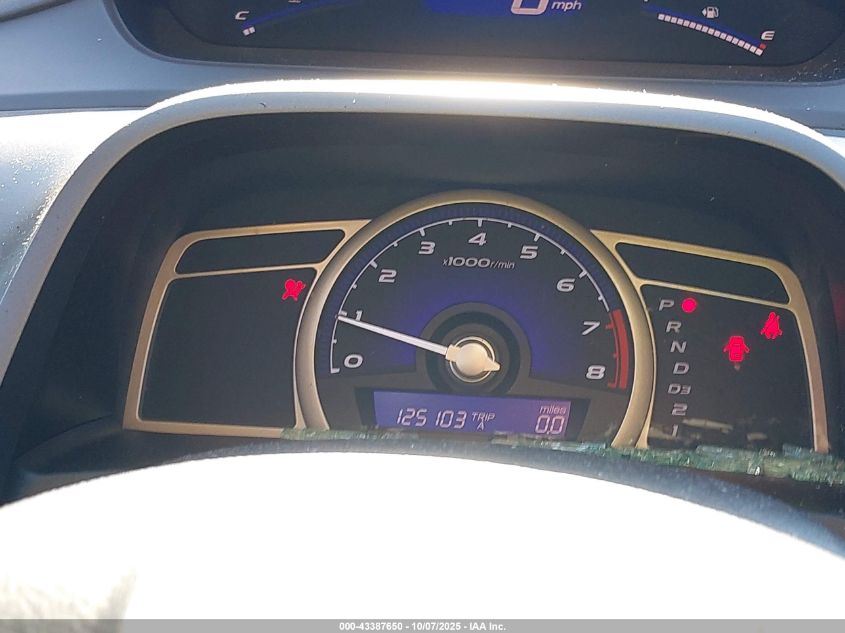 2009 Honda Civic Lx VIN: 19XFA16529E033263 Lot: 43387650