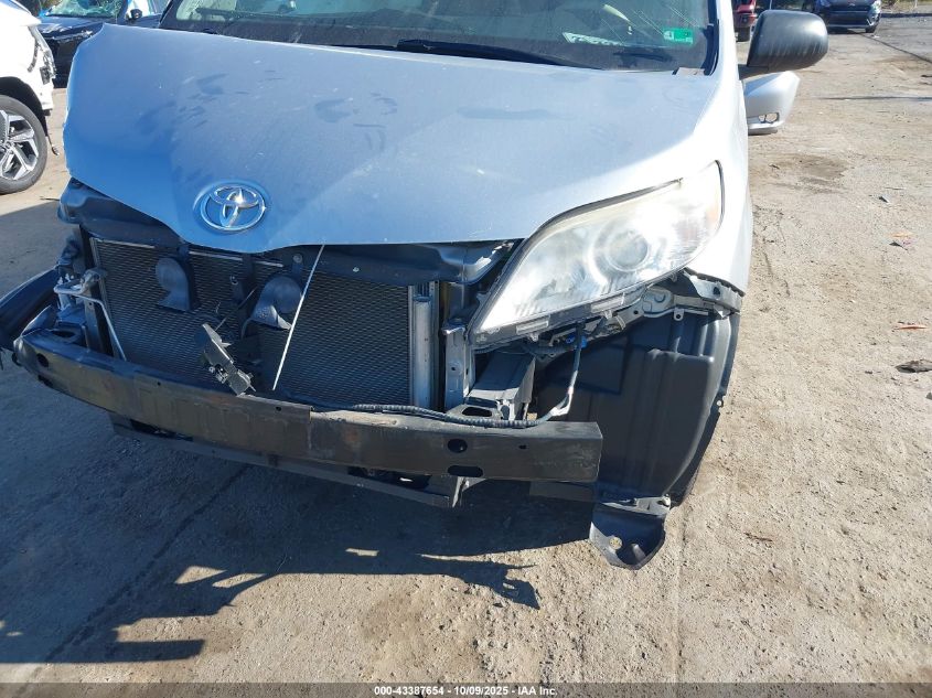 2014 Toyota Sienna L V6 7 Passenger VIN: 5TDZK3DC5ES506922 Lot: 43387654