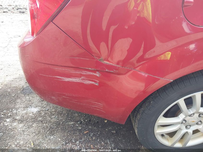 2012 Chevrolet Sonic 2Lt VIN: 1G1JC5SH9C4113432 Lot: 43387656