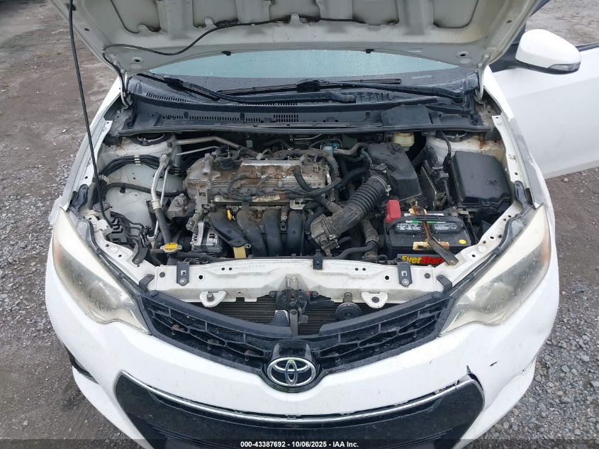 2016 Toyota Corolla S VIN: 5YFBURHE4GP473112 Lot: 43387692