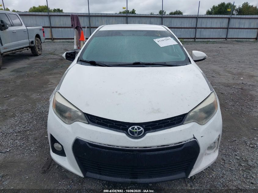 2016 Toyota Corolla S VIN: 5YFBURHE4GP473112 Lot: 43387692