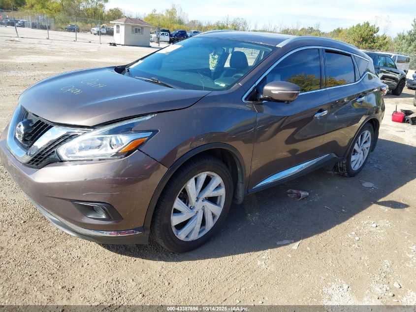 2015 NISSAN MURANO PLATINUM 5N1AZ2MH5FN213443