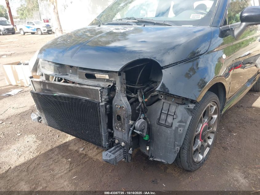 2013 Fiat 500 Sport Cattiva VIN: 3C3CFFBR9DT744591 Lot: 43387725