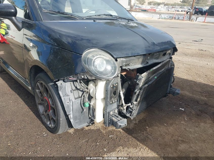 2013 Fiat 500 Sport Cattiva VIN: 3C3CFFBR9DT744591 Lot: 43387725