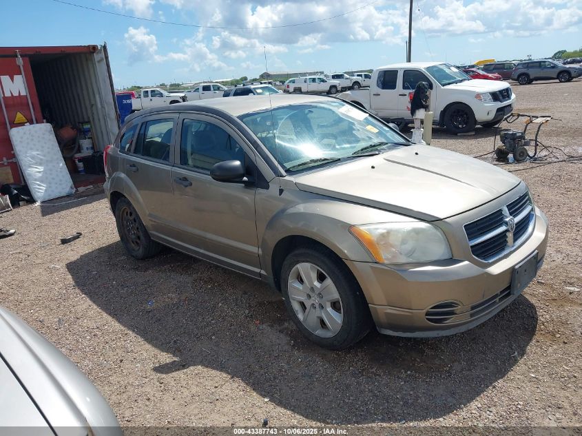 DODGE CALIBER 2007 1B3HB48B67D336928 Photo 1