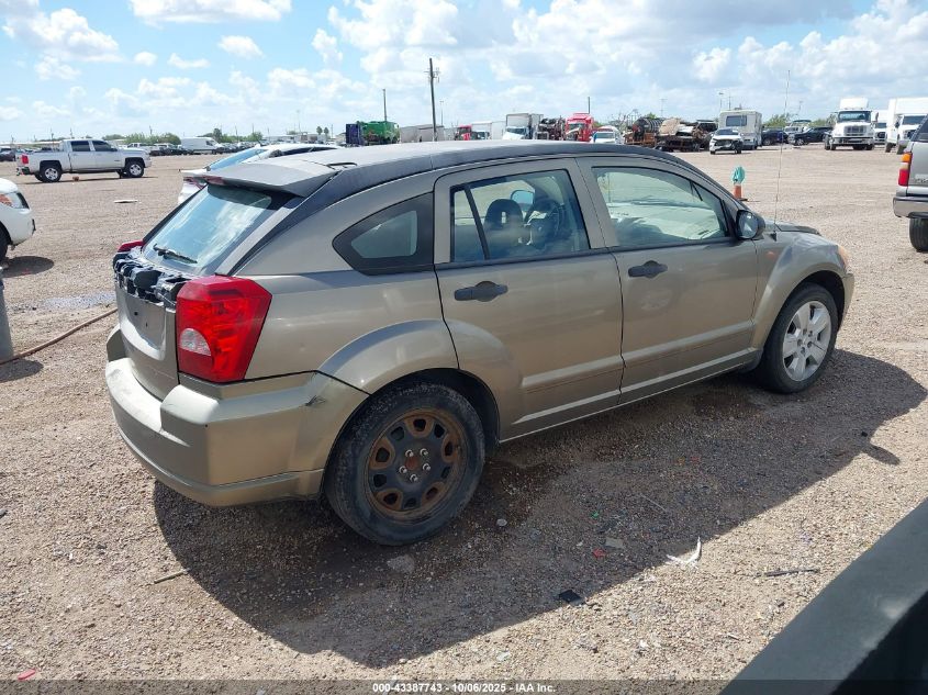 DODGE CALIBER 2007 1B3HB48B67D336928 Photo 4