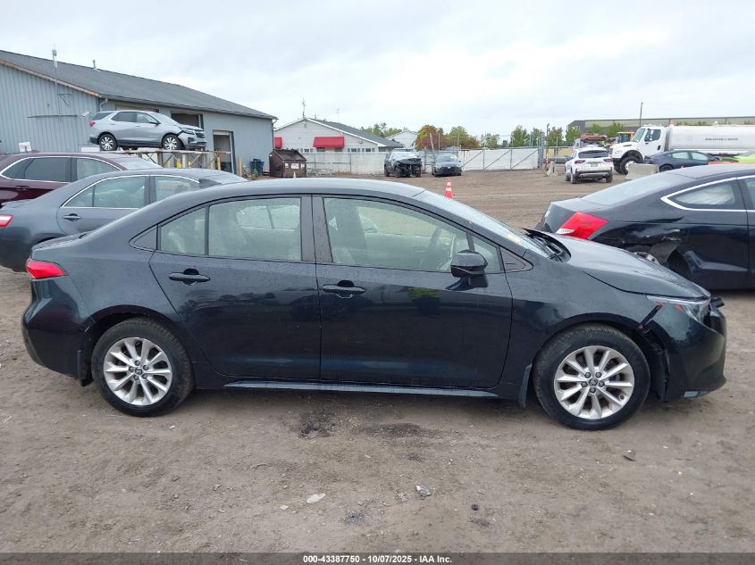 2020 Toyota Corolla Le VIN: JTDVPRAE0LJ115115 Lot: 43387750