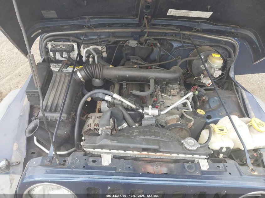 2004 Jeep Wrangler X VIN: 1J4FA39S94P713399 Lot: 43387799