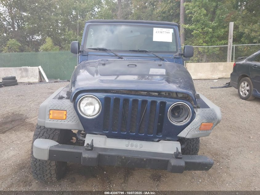 2004 Jeep Wrangler X VIN: 1J4FA39S94P713399 Lot: 43387799