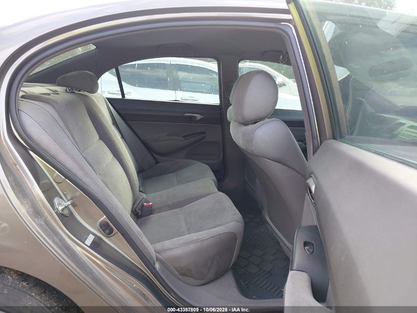 2008 Honda Civic Lx VIN: 2HGFA16588H315959 Lot: 43387809