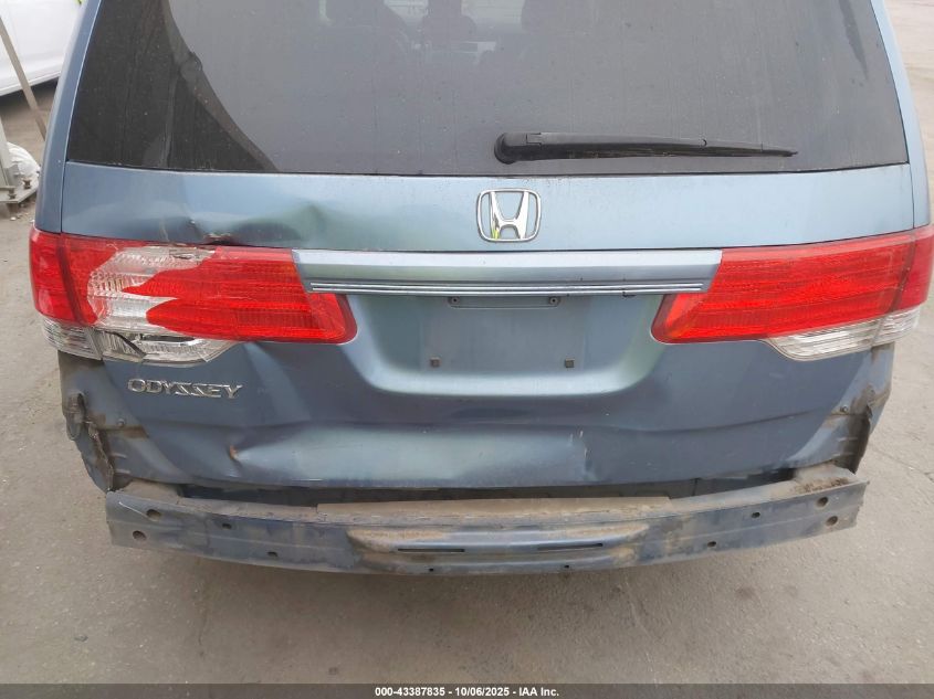 2009 Honda Odyssey Ex-L VIN: 5FNRL38739B019710 Lot: 43387835