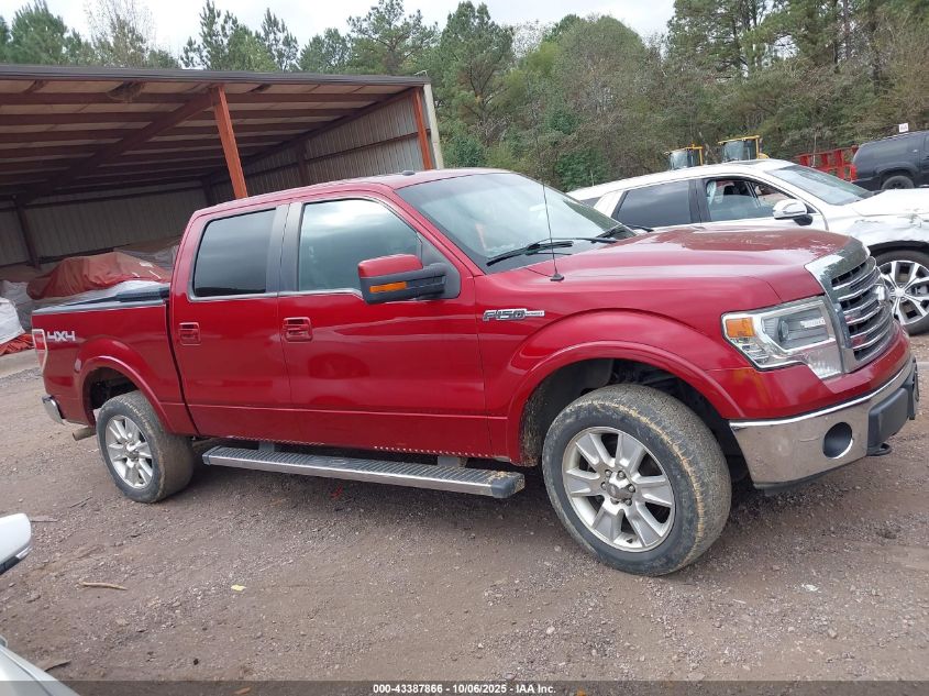 2013 Ford F-150 Lariat VIN: 1FTFW1EF5DFA56904 Lot: 43387866