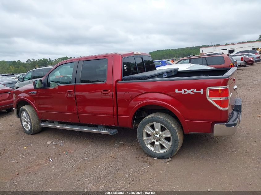 2013 Ford F-150 Lariat VIN: 1FTFW1EF5DFA56904 Lot: 43387866