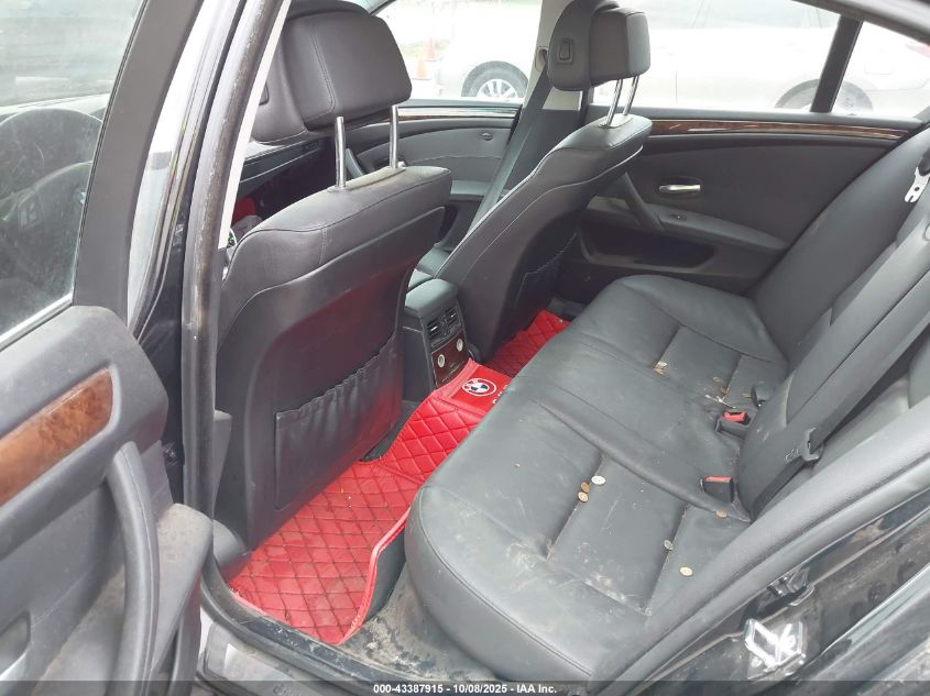 2008 BMW 528I VIN: WBANU53508C113355 Lot: 43387915