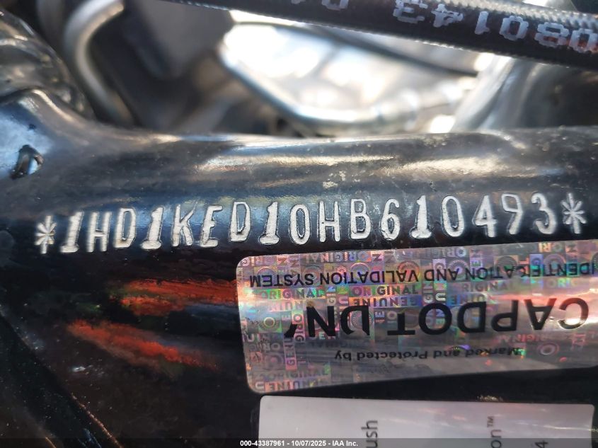 2017 Harley-Davidson Flhtk Ultra Limited VIN: 1HD1KED10HB610493 Lot: 43387961